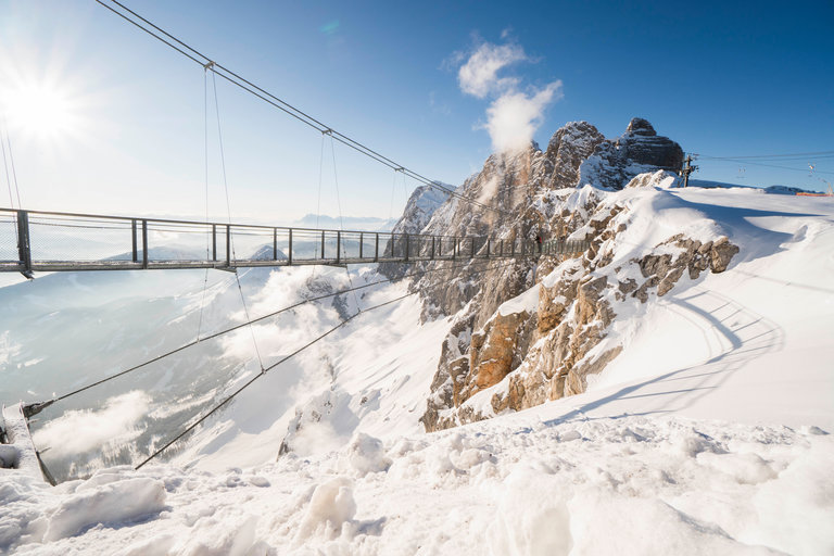 Österreich's höchstgelegene Hängebrücke am Dachstein Gletscher | © David McConaghy